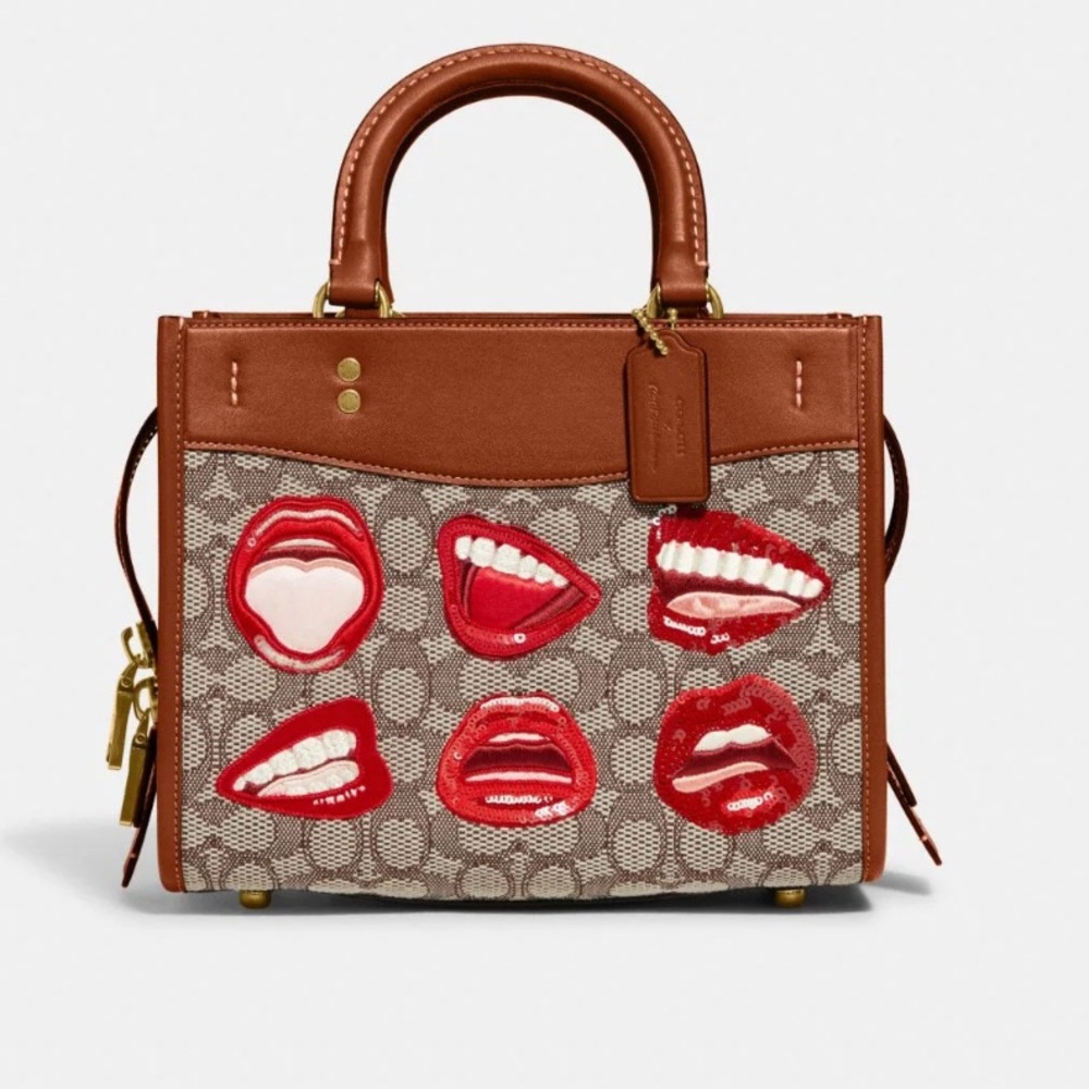 NEW Coach X Tom Wesselmann Rogue 25 In Signature Textile Jacquard
